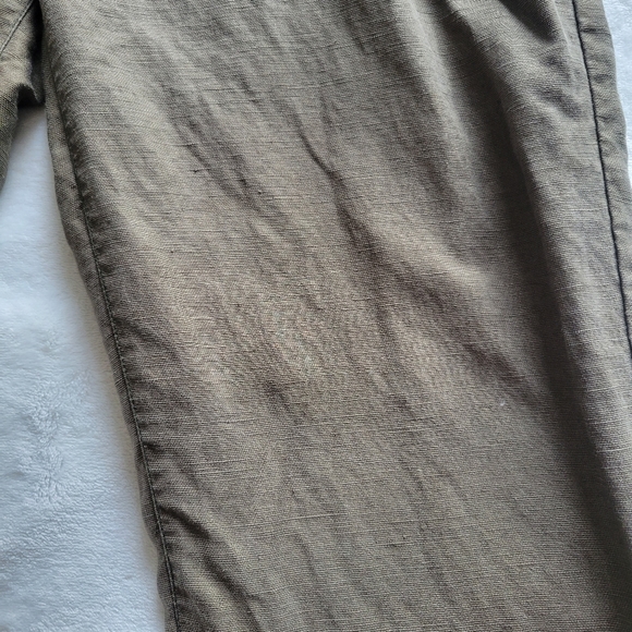 Aritzia | Wilfred Linen Allant Cropped Pants - Picture 5 of 8